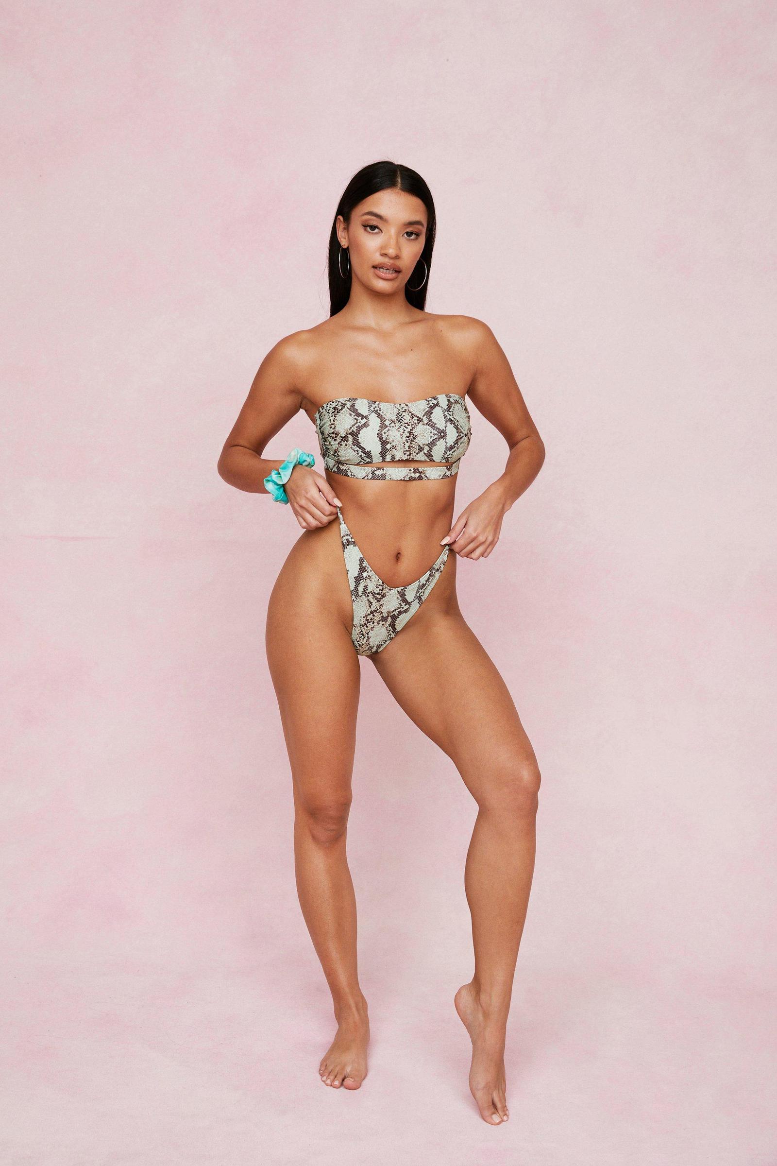 góra od bikini opaska animal