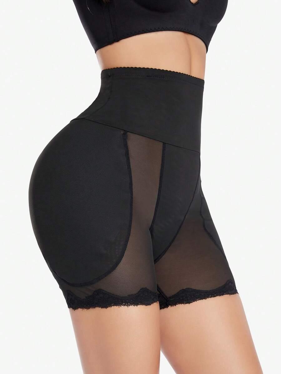 czarne MODELUJĄCE SZORY PUSH-UP