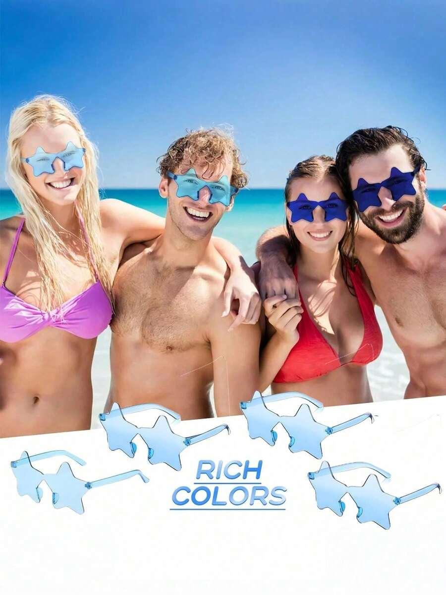 niebieskie okulary gwiazdy