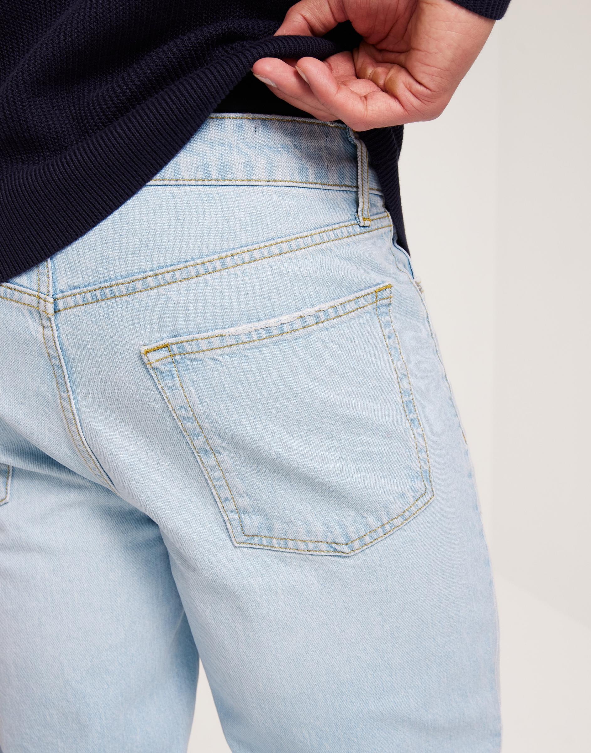 proste spodnie jeans kieszenie 