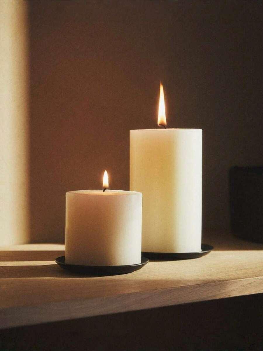biała świeca 1szt.