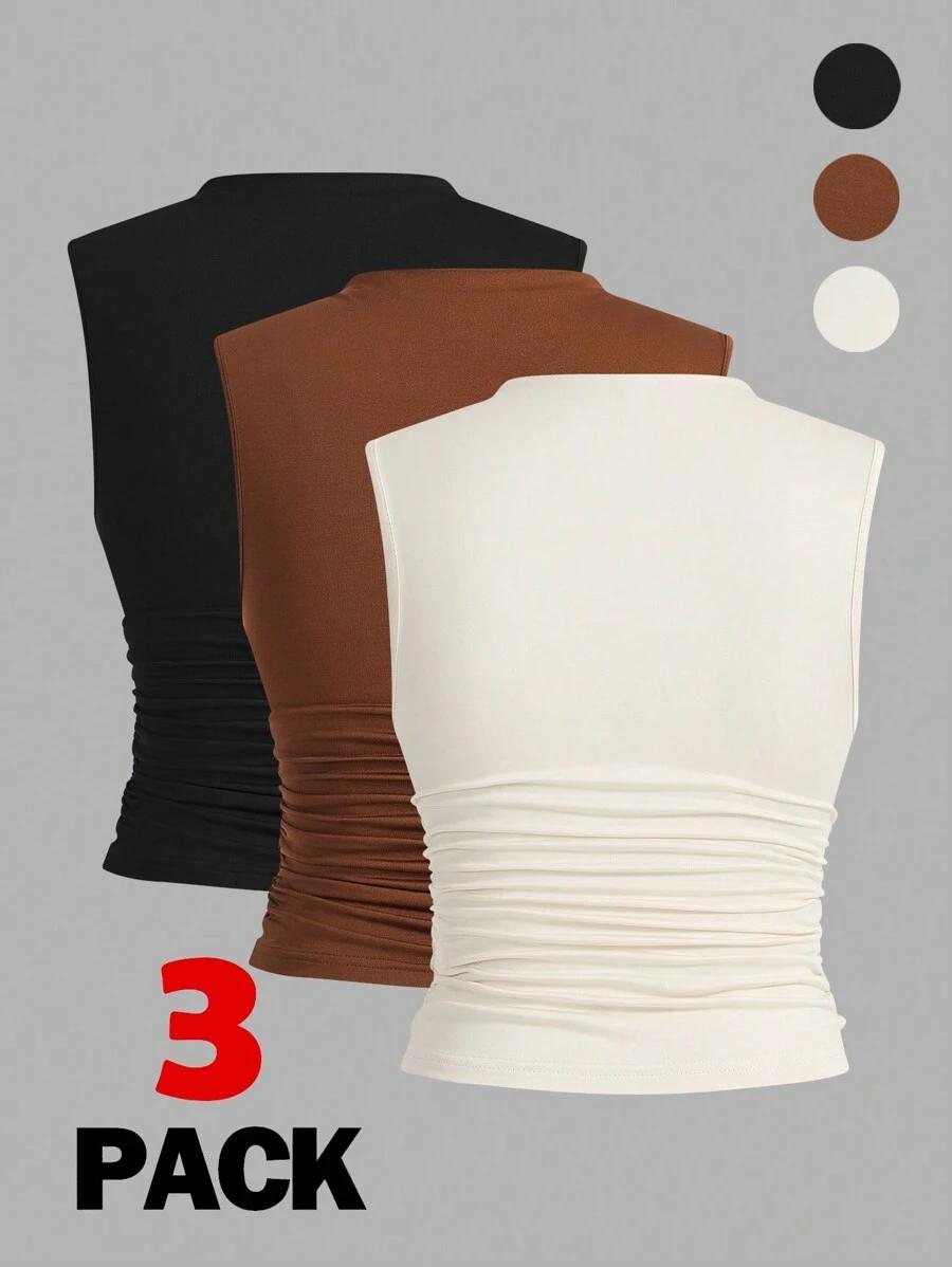 top bez rękawów 3-pack