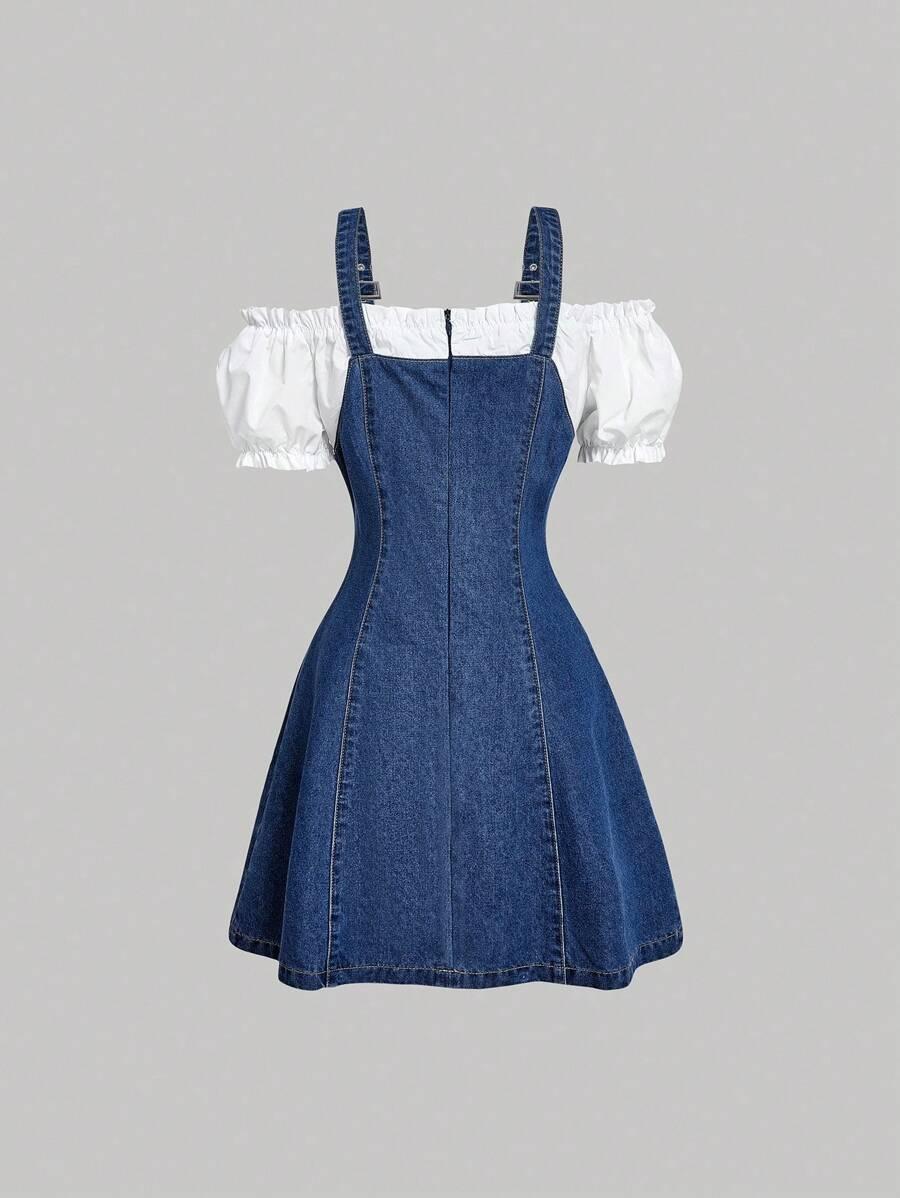 MINI SUKIENKA JEANS