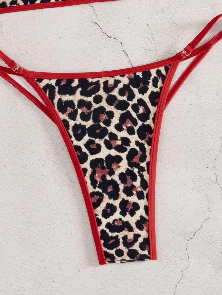 DWUCZĘŚCIOWY STRÓJ KĄPIELOWY ANIMAL PRINT