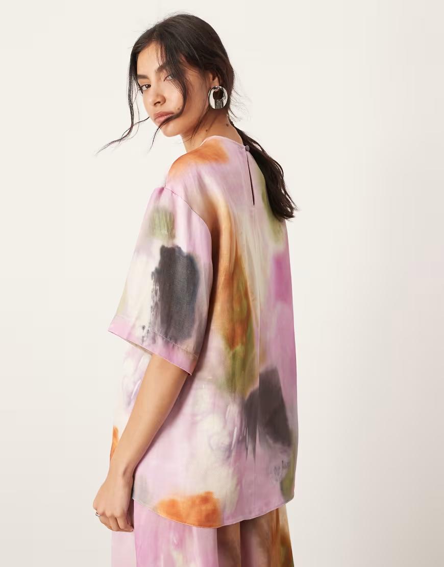 BLUZKA OVERSIZE WZÓR