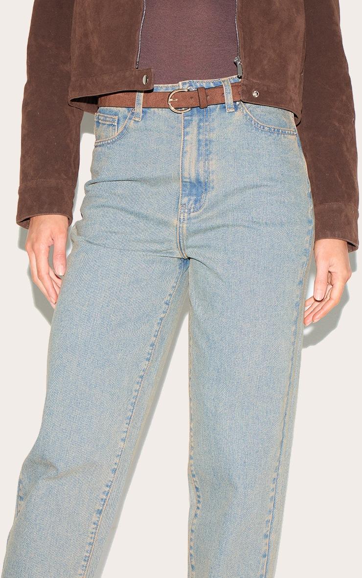 SPODNIE MOM JEANS WYSOKI STAN VINTAGE