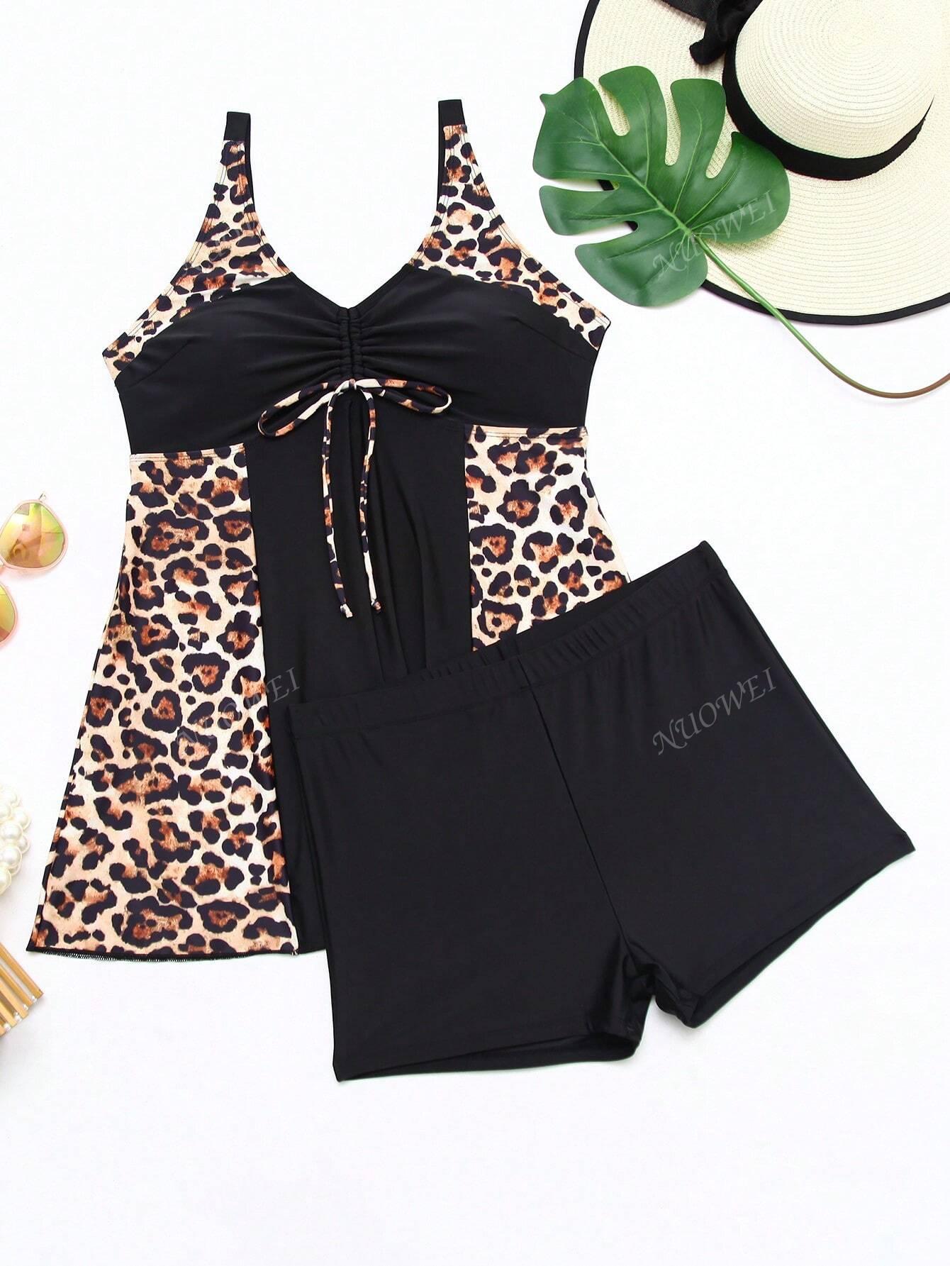 DWUCZĘŚCIOWY STRÓJ KĄPIELOWY ANIMAL PRINT