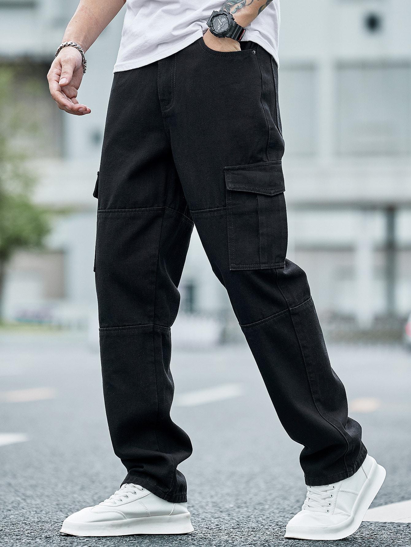PROSTE SPODNIE JEANS KIESZENIE