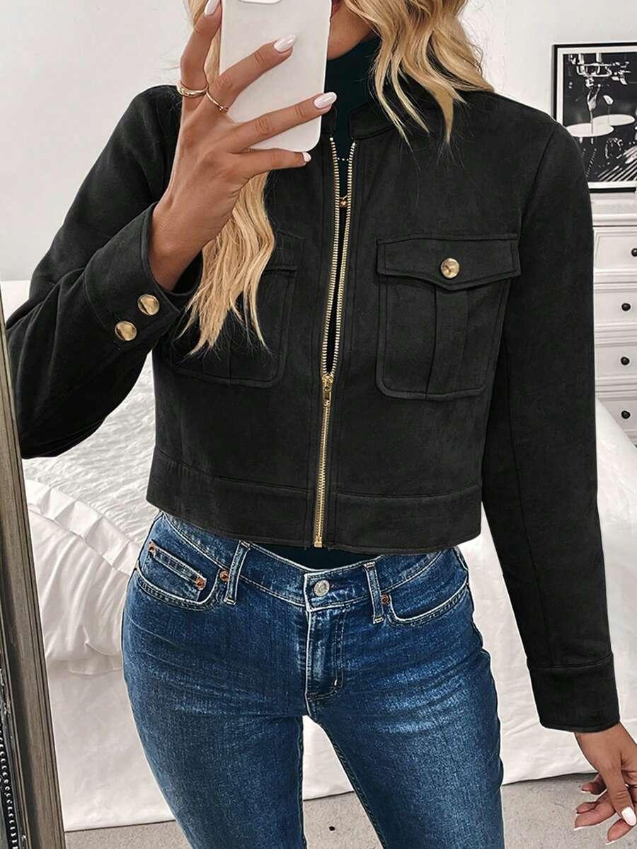 czarna bluza zamek