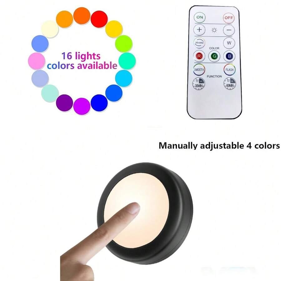 CZARNA LAMPKA NOCNA LED 1SZT.