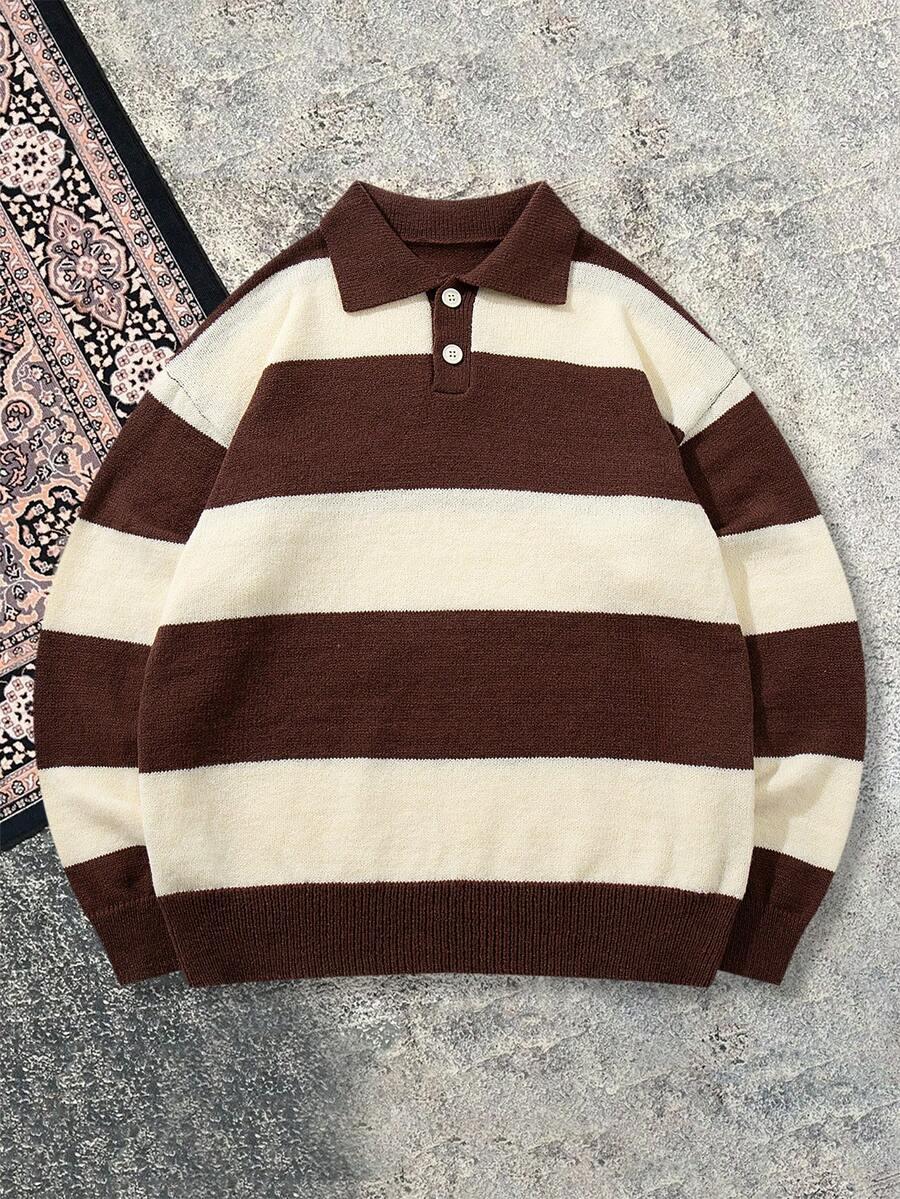 SWETER PASKI KOŁNIERZYK