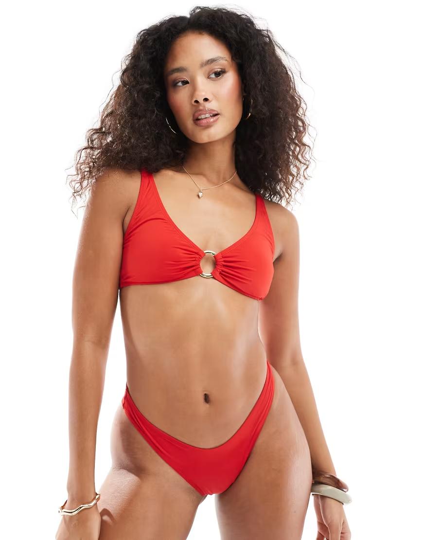 CZERWONY DÓŁ OD BIKINI 