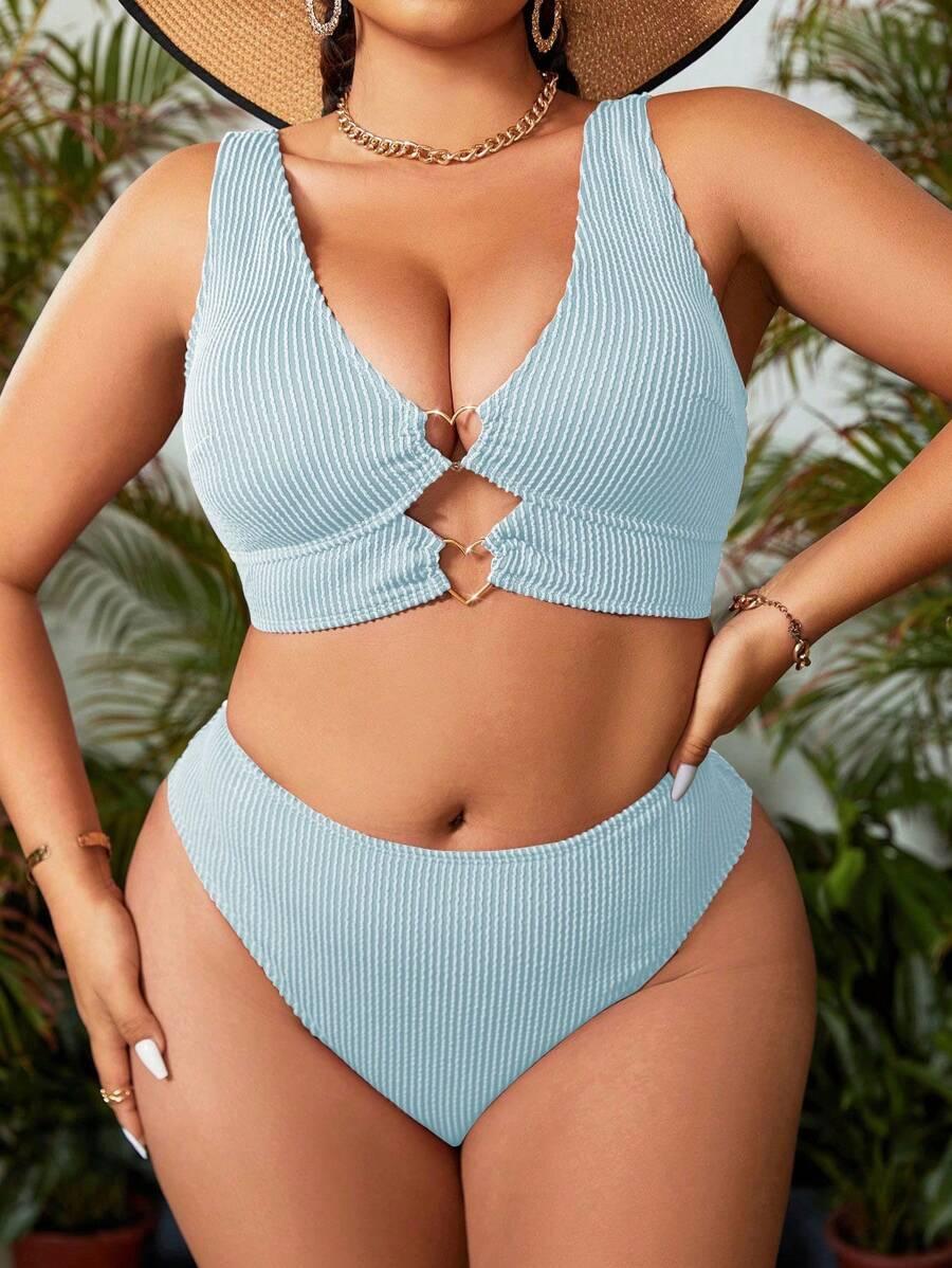 NIEBIESKI KOMPLET BIKINI 