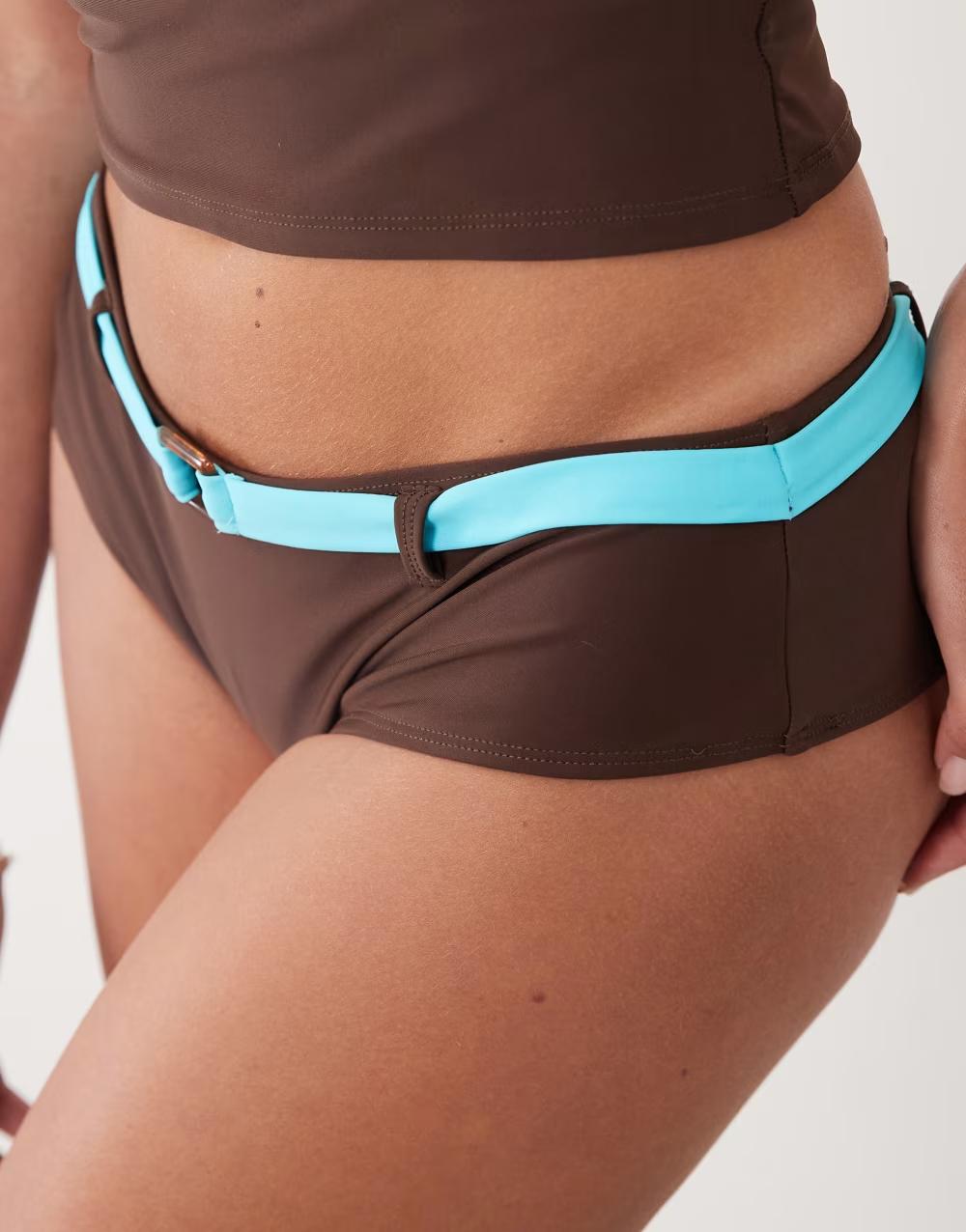 BRĄZOWY DÓŁ OD BIKINI