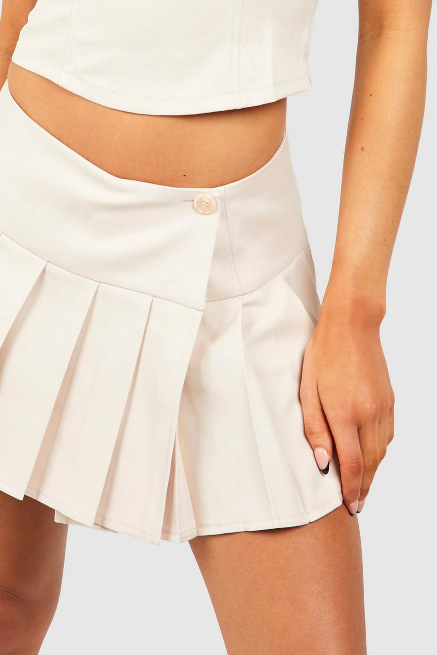 SPÓDNICA MINI ROZKLOSZOWANA 