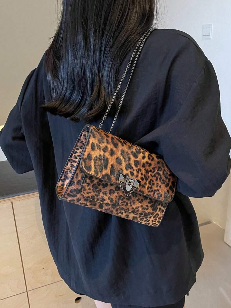 torebka naramię animal print