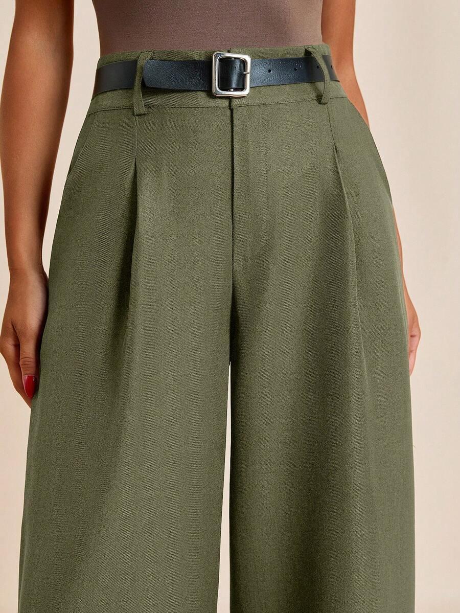 zielone spodnie casual
