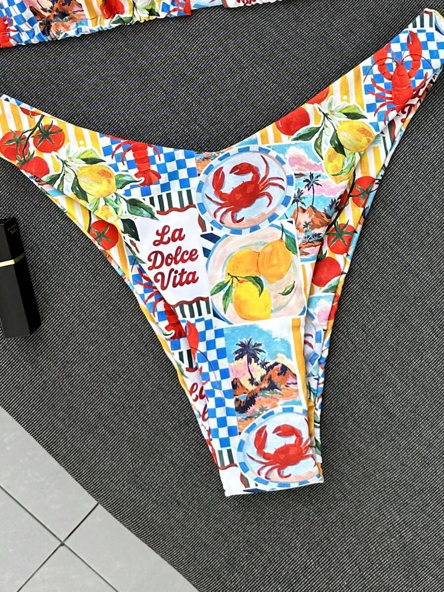 DWUCZĘŚCIOWY STRÓJ KĄPIELOWY WZÓR