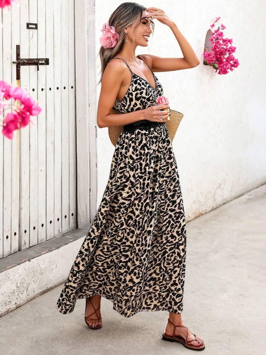 MAXI SUKIENKA ANIMAL PRINT