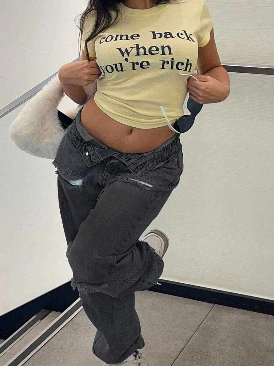 szare spodnie jeans