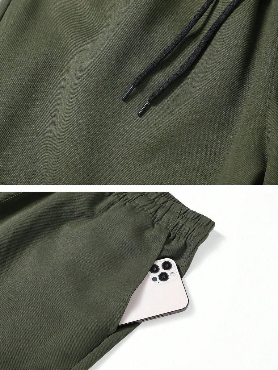 ZIELONE SPODNIE CASUAL 