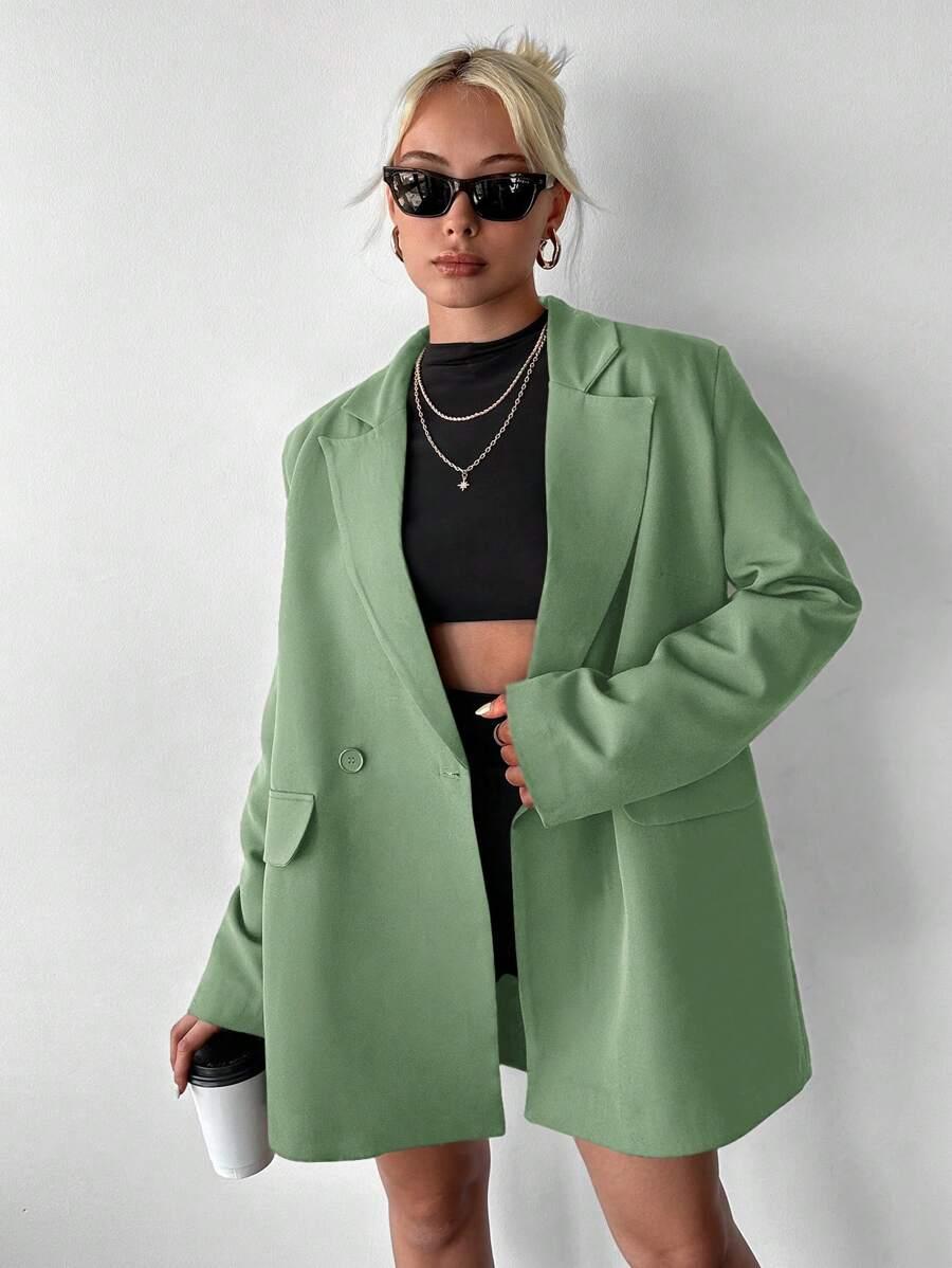zielona marynarka oversize