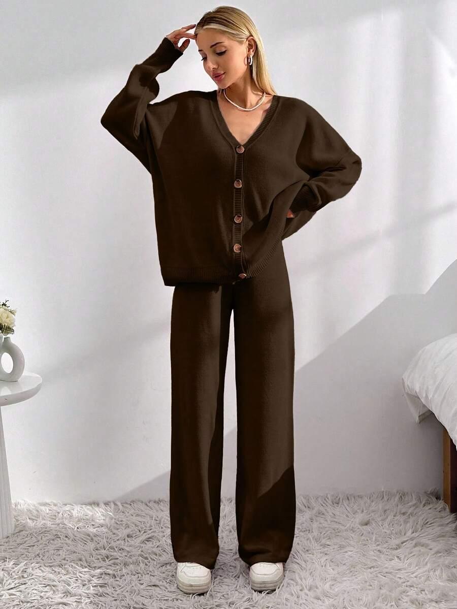 sweter spodnie komplet