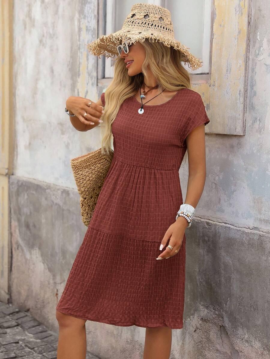 czerwona mini sukienka