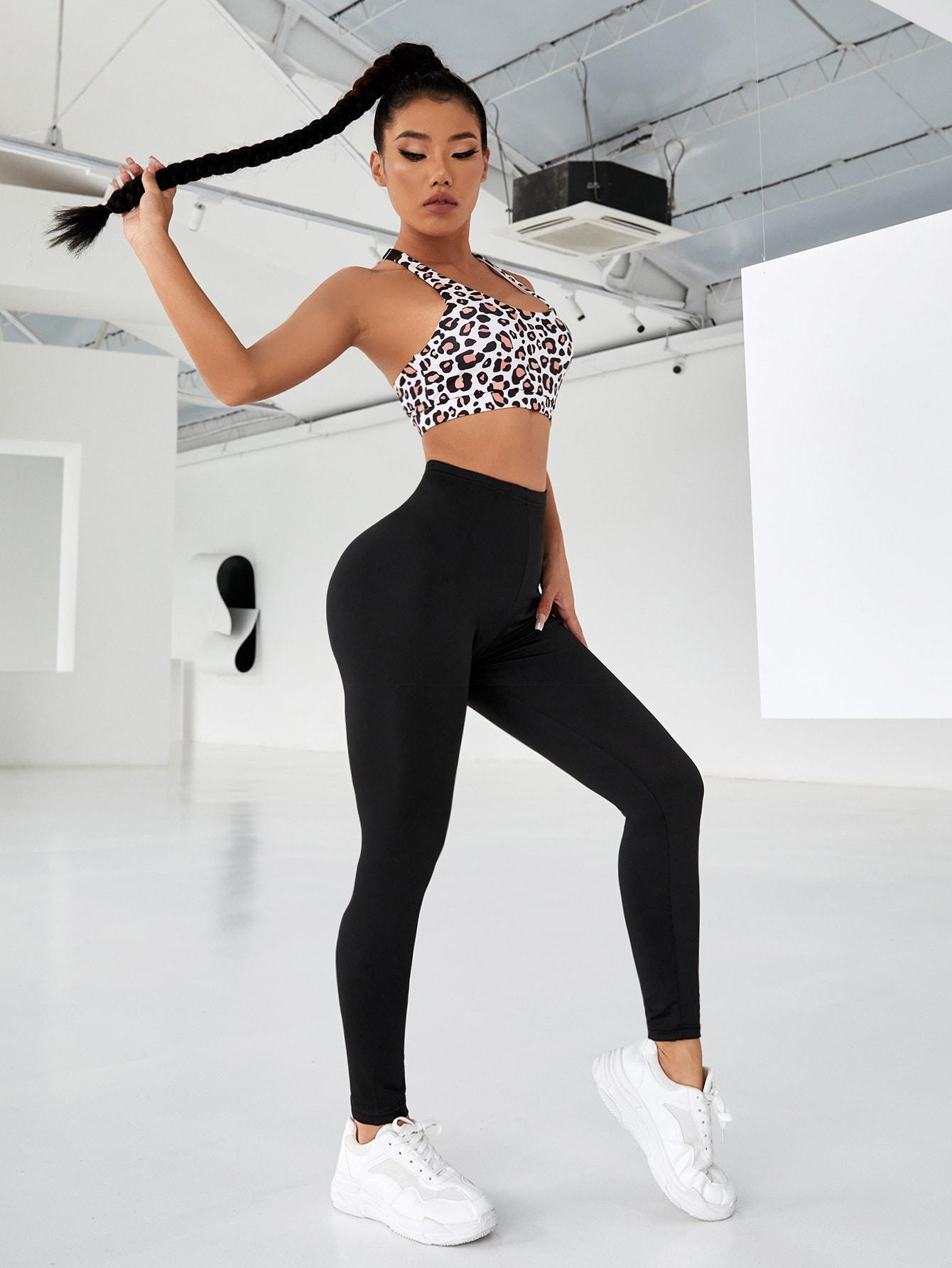 CZARNE SPORTOWE LEGGINSY