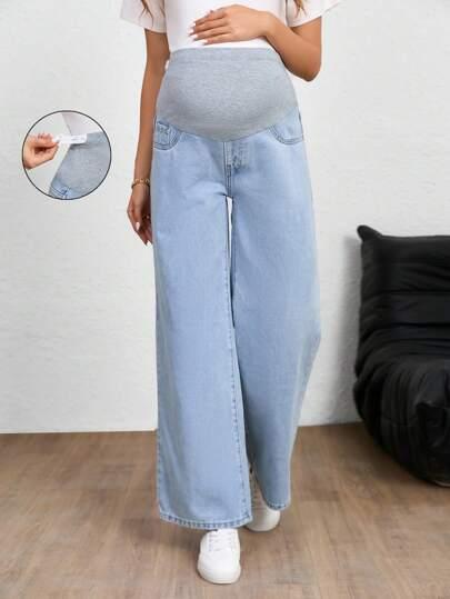 niebieskie spodnie JEANS