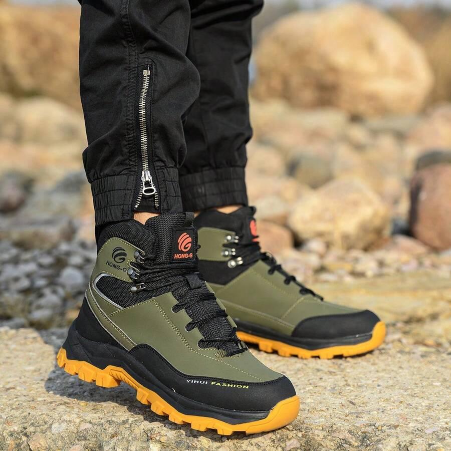 sznurowane buty trekkingowe
