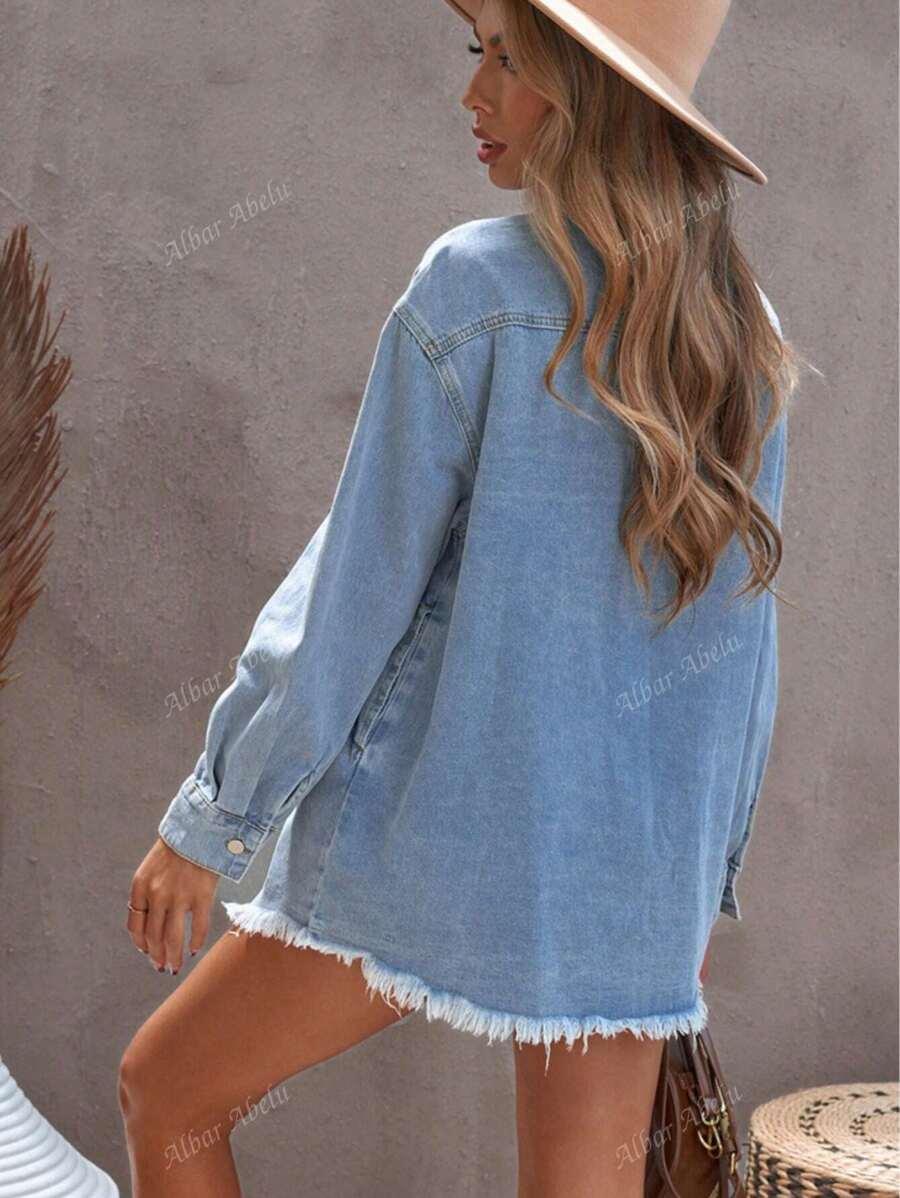 NIEBIESKA KURTKA JEANS 