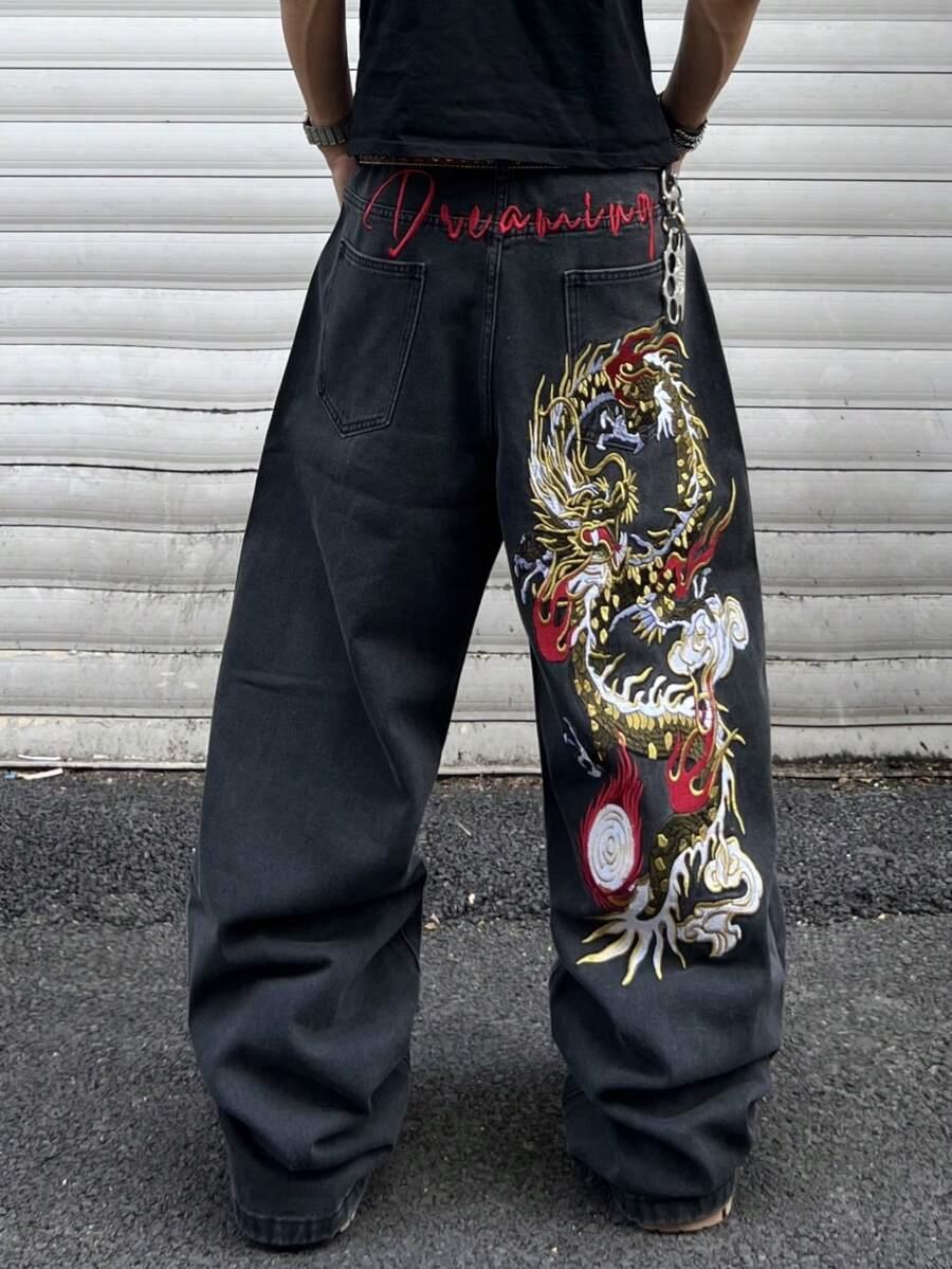 czarne spodnie jeans
