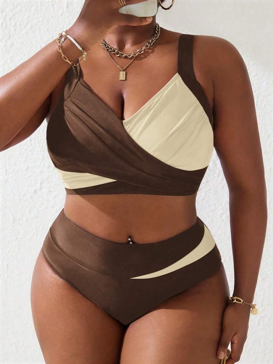 brązowy dół od bikini