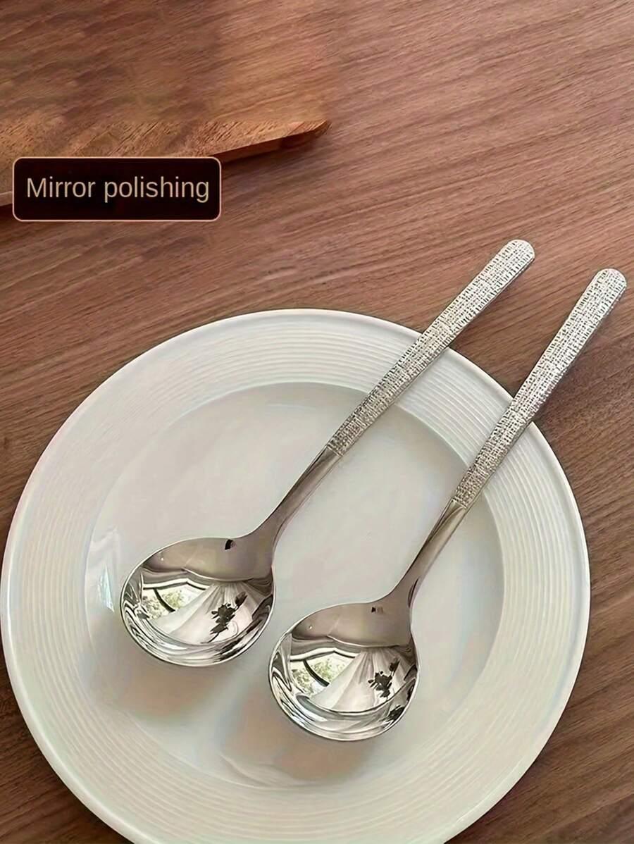 srebrna łyżka 2-pack