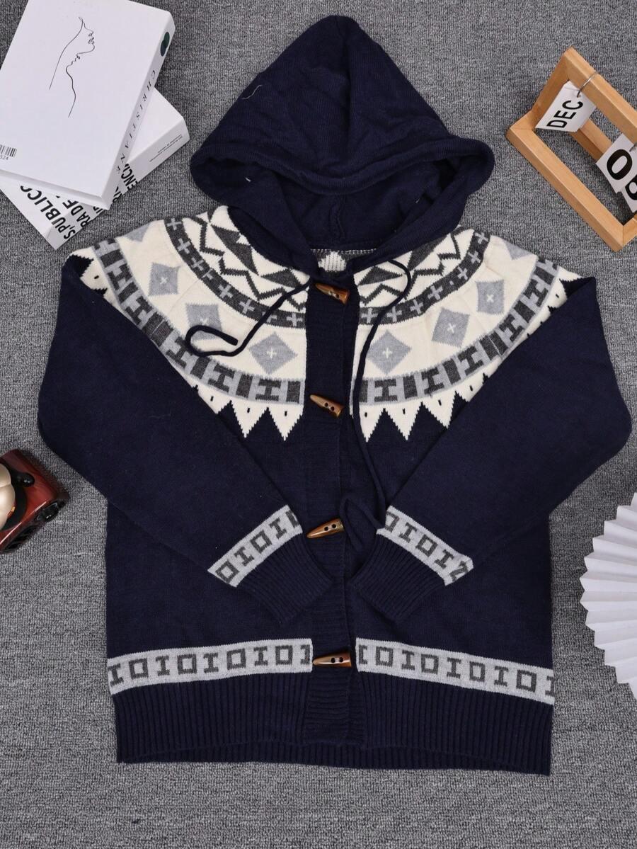 SWETER KAPTUR WZÓR