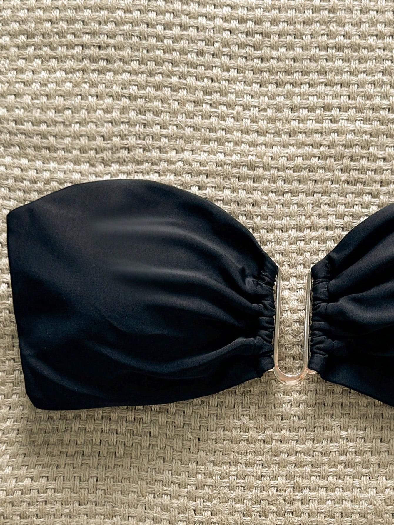 czarna góra od bikini 