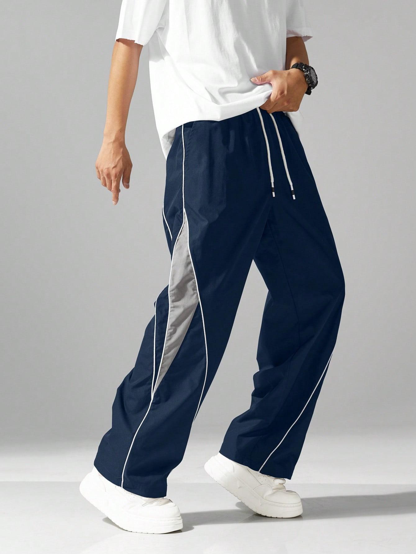 niebieskie spodnie casual 