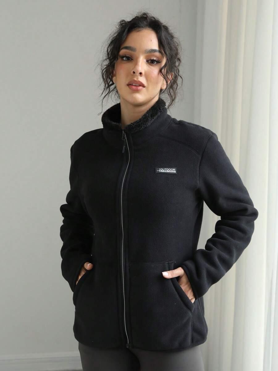CZARNA BLUZA KIESZENIE