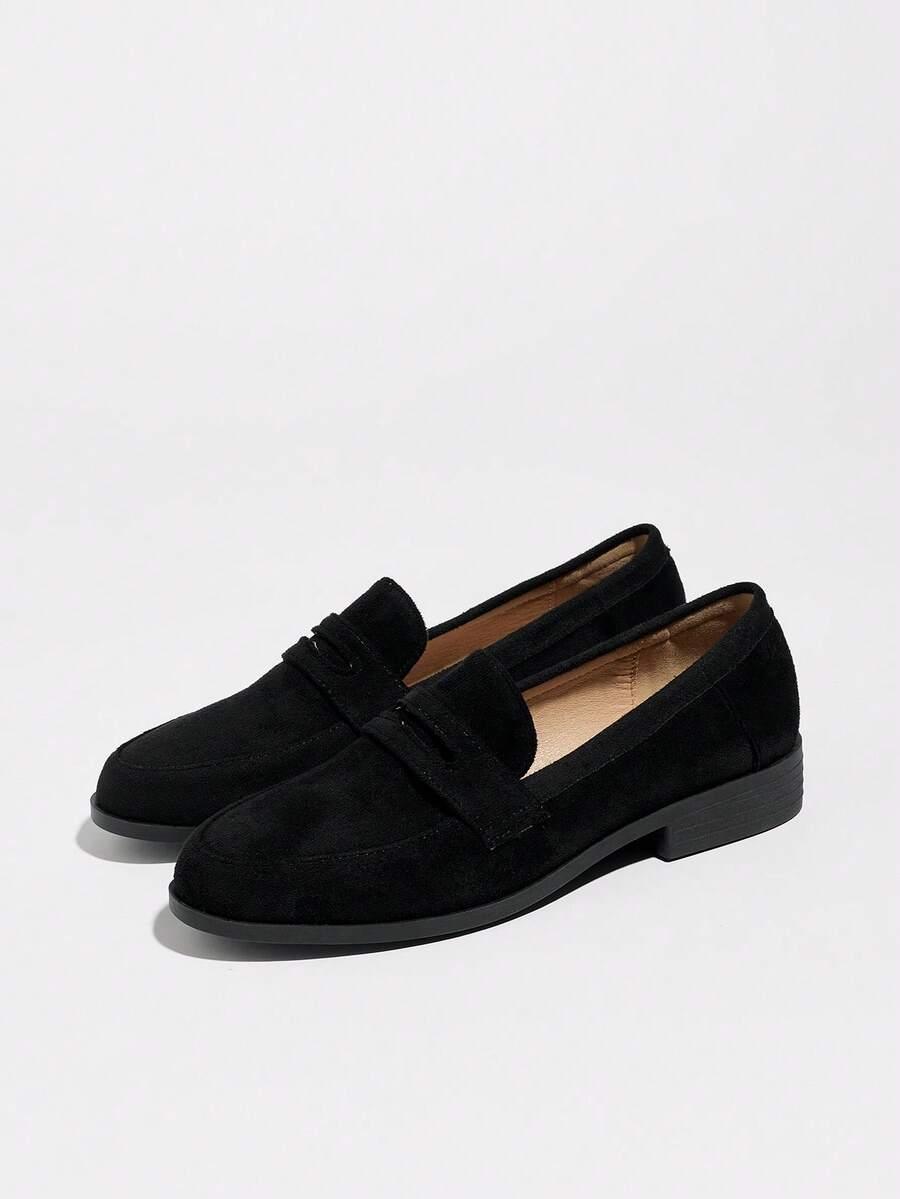 CZARNE MOKASYNY CASUAL