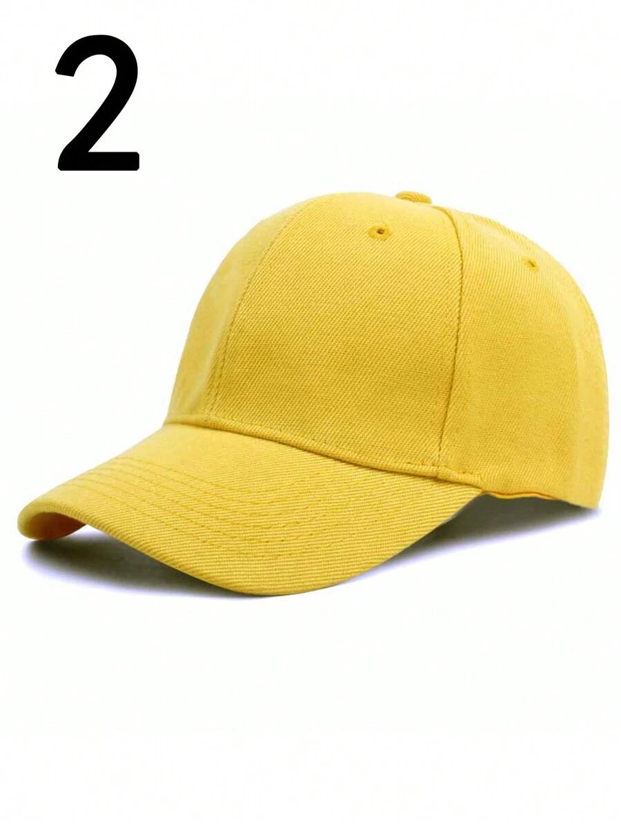żółta czapka z daszkiem