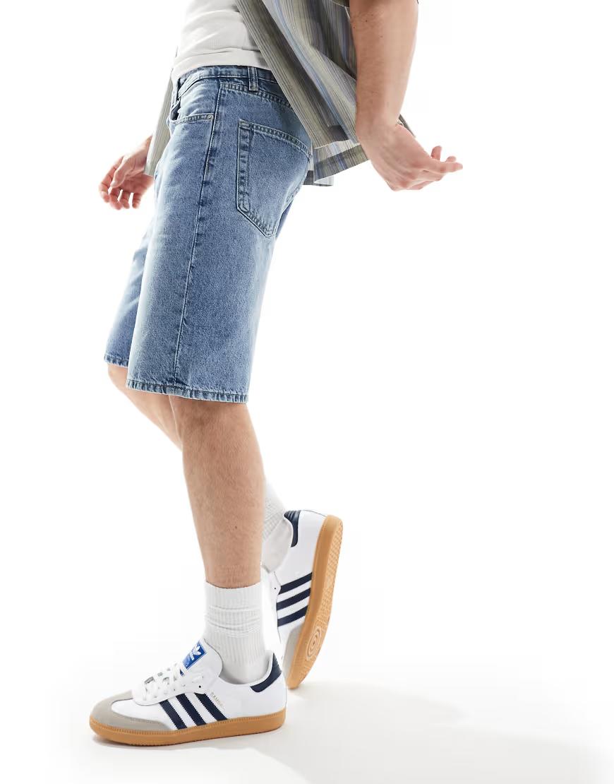 NIEBIESKIE SPODENKI JEANS