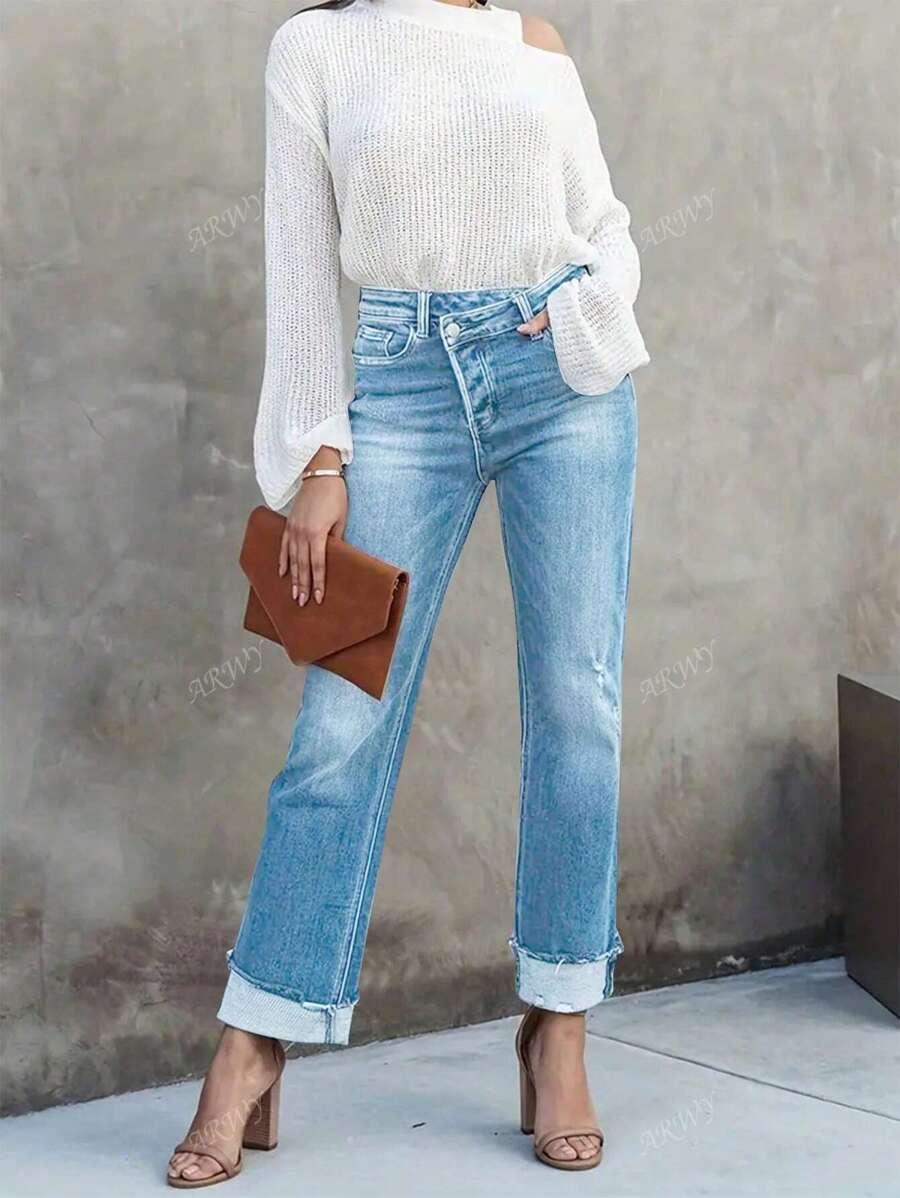 NIEBIESKIE SPODNIE JEANS
