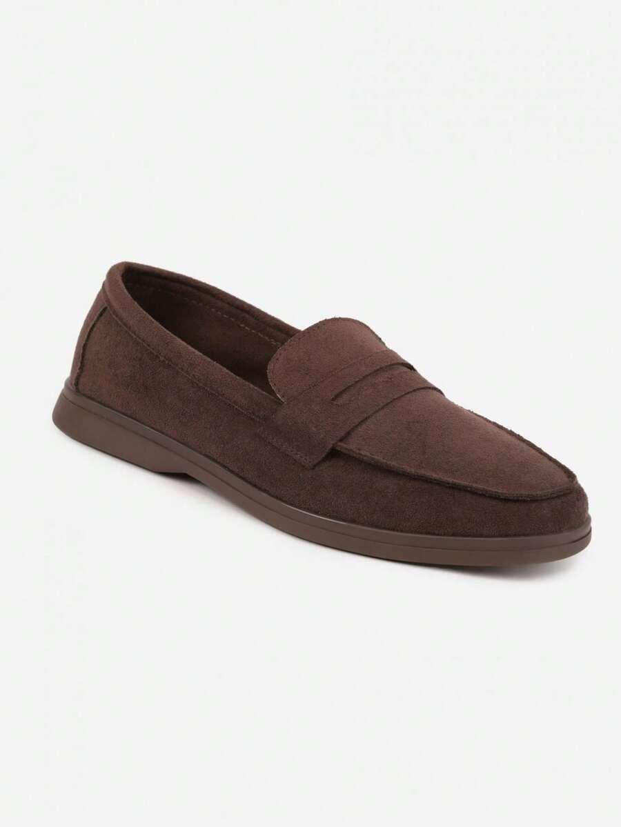 BRĄZOWE MOKASYNY CASUAL 
