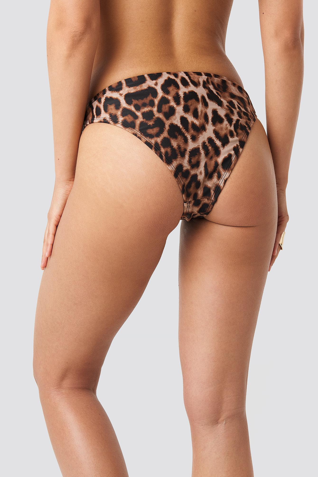 dół od bikini animal print