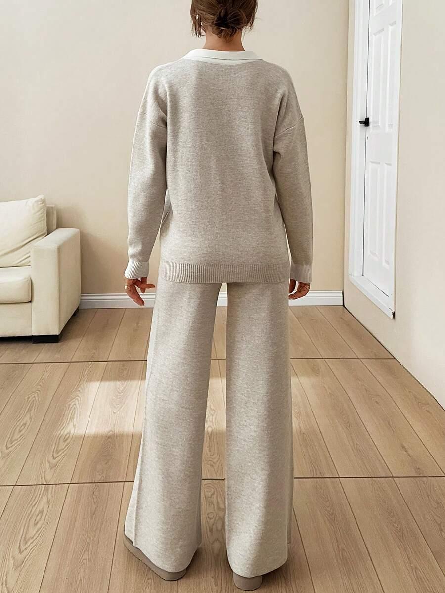 SPODNIE SWETER KOMPLET