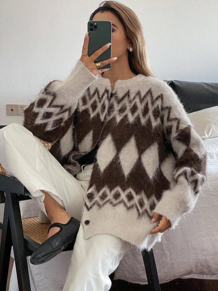 ROZPINANY SWETER GUZIKI