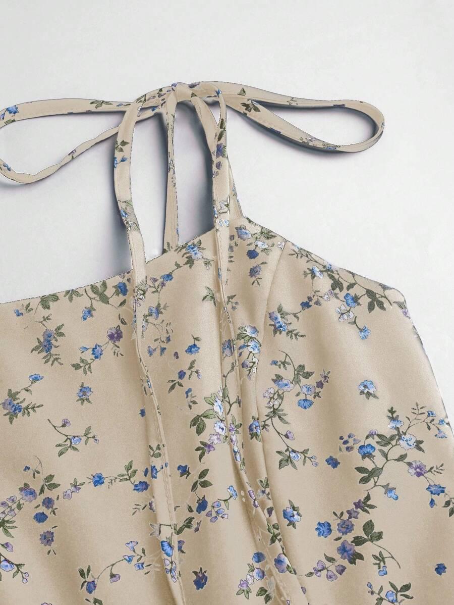 SUKIENKA KWIATY PRINT 