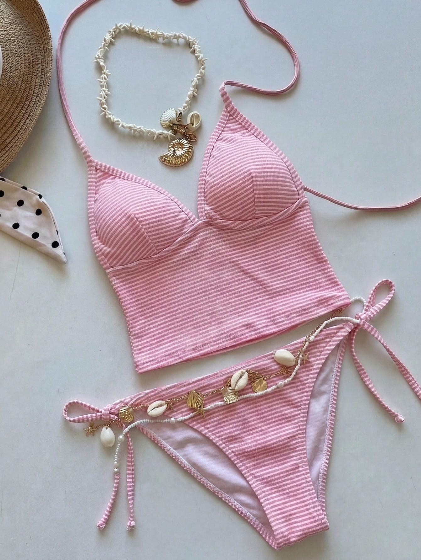 TANKINI DWUCZĘŚCIOWE W PASKI
