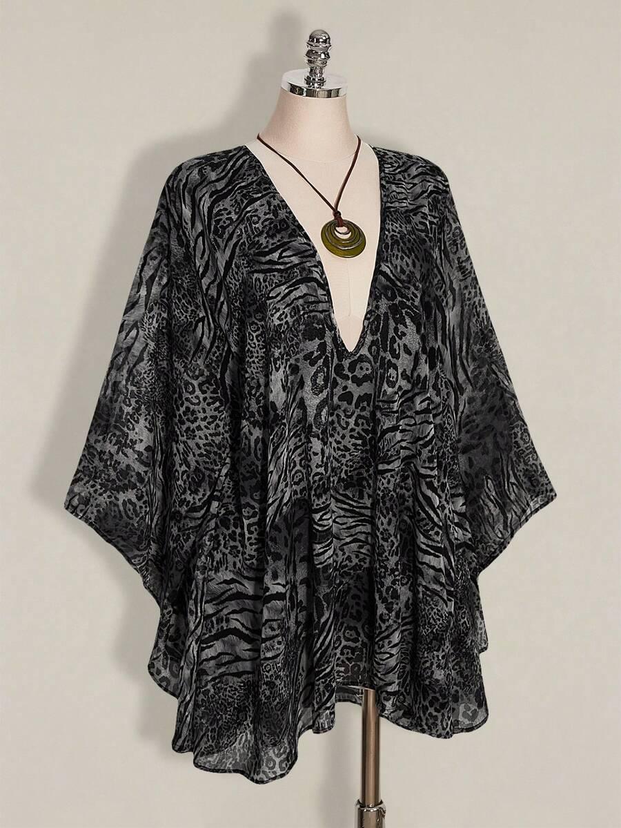 sukienka animal print